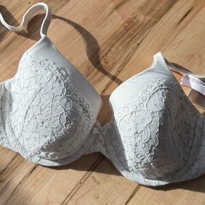 Victoria's Secret White Lace Bra